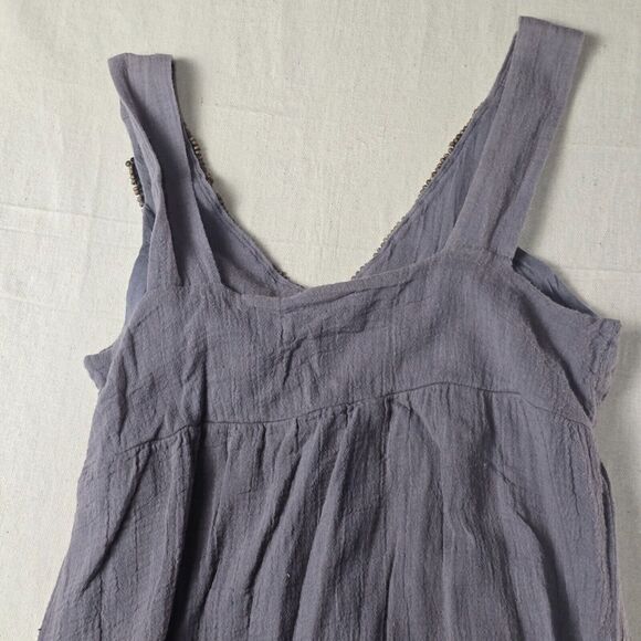 Ella Moss Women’s Gray Maxi‎ Dress | Sleeveless Beaded Neckline Size XS - Picture 11 of 12